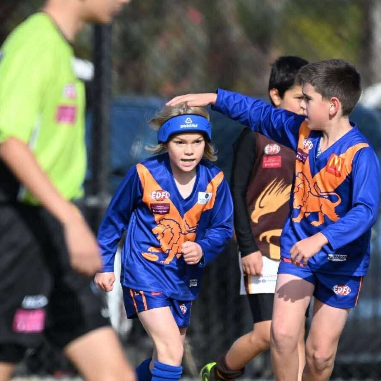 What if I get hit on top of my headgear?